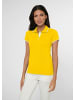 MADELEINE Klassisches Poloshirt in sonnengelb