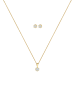 Elli DIAMONDS  Schmuckset 585 Gelbgold in Gold