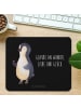 Mr. & Mrs. Panda Mouse Pad Pinguin Marienkäfer mit Spruch in Schwarz