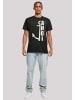 F4NT4STIC T-Shirt Ahoi Anker Crop Knut & Jan Hamburg in schwarz