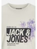 Jack & Jones T-Shirt 'Axon' in hellgrau