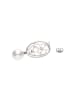 faina Women Drop Earrings in Silver White