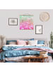 WALLART Stoffbild mit Posterleisten - Rainbow - Tropical Vibes in Pink