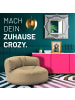 Lumaland Sitzsack-Sofa Outdoor rund 320l beige  Braun