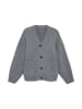 Style Republic Oversized Cardigan Kaschmir-Woll-Gemisch in Dark Grey Melange