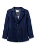 sheego Sweat-Blazer in dark blue Denim