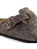 Birkenstock Clogs Boston Wool Felt in Braun