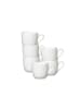 Ritzenhoff & Breker 6er Set Espressotassen Saphir 80 ml weiß in weiß