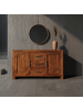 KADIMA DESIGN Sideboard Massivholz Kommode 118 cm 3 Schubladen 2 Türen