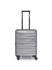 Bergpfeil Travel 4-Rollen Kabinentrolley S 55 cm mit Dehnfalte arctic silver metallic