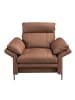 Angel Cerdá Sessel 5173 in Braun / Dunkler Stahl – (B)110 x (H)96 x (T)94 cm