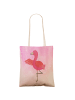 Mr. & Mrs. Panda Tasche Flamingo Yoga ohne Spruch in Aquarell Pink