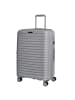 D&N Travel Line 4500+ - 4-Rollen-Trolley M 65 cm erw. (black) in grau