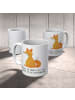 Mr. & Mrs. Panda Kindertasse Einhorn Fuchs mit Spruch in Weiß