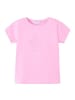 Mayoral T-Shirt Blumen Glitzer in Rosa