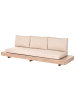 Beliani 3-tlg Lounge Set MARETTIMO in Beige/Braun