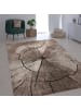 KADIMA DESIGN Teppich Kurzflor Baumstammstruktur Wohnzimmer schmutzabweisend in Natur