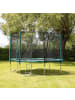 relaxdays Trampolin Leiter in Silber - 96 cm