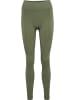 Hummel Leggings "Hmlmt Define Seaml Scrunch Tights" in Grün