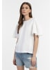 DreiMaster Vintage Damen Blusenshirt Mit Spitze in Weiss