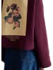 Marc O'Polo DENIM Hoodie cropped in Mahagony Jam