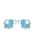 schmuck23 Silber Ohrringe 925 Elefant 0,7 cm x 0,8 cm