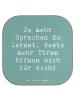 Mr. & Mrs. Panda Unterleger Spruch Sprachen lernen und anwenden ... in Meeresbrise