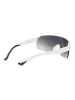 Fila Männer Sonnenbrille Mono-Objektiv Weiß