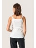 Soaked in Luxury T-shirt SLVenola Slim fit in Whisper White
