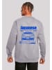 F4NT4STIC Sweatshirt Retro Car Japanese Streetstyle in grau meliert