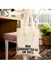 Mr. & Mrs. Panda Tote Bag Spitz Lebensretter mit Spruch in Creme