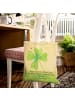 Mr. & Mrs. Panda shopping bag Blume Kleeblatt Design mit Spruch in Weiß