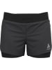 Odlo Shorts 2-In-1 Zeroweight 3 Inch in Schwarz