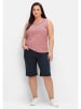 sheego Twill-Bermudas in nachtblau