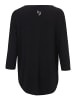 Betty Barclay Oversize-Shirt mit V-Ausschnitt in Schwarz/Weiß