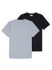 ellesse T-Shirt 2er Pack in Schwarz/Hellgrau