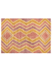 Beliani Kurzflor CANAKKALE in Bunt/Gelb/Lila - (W) 160 x (H) 1.5 x (L) 230 cm