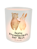 Mr. & Mrs. Panda Teelichthalter Hase Beste Freundschaft der Welt... in Transparent