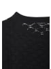 French Connection Ajourpullover in schwarz