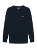 Lyle & Scott Strickpullover in Dunkelblau meliert