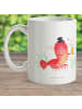 Mr. & Mrs. Panda Tasse Hummer Weizen ohne Spruch in Weiß