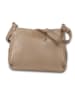 Florence Leder Umhängetasche Florence Tasche taupe, beige ca. 35cm