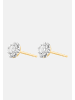 Ethische Diamanten Ohrringe aus 375 Gelbgold mit Lab Grown Diamant