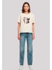 F4NT4STIC Tee Niedliches Goth Skelett Herz Seifenblasen in Whitesand