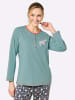 Comtessa Schlafanzug-Shirt in ozean-koralle