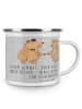 Mr. & Mrs. Panda Kaffeetasse 25. Hochzeitstag Silberne Hochzeit ... in Heather Grey