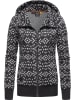 ragwear Sweatjacke Cinda Zip in Dark Grey