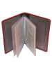 Golden Head Polo Ausweisetui RFID Leder 9 cm rot