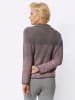 WITT WEIDEN Langarm-Pullover in anthrazit-mauve-gemustert