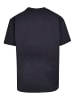 F4NT4STIC Heavy Oversize T-Shirt Darts Board Dartscheibe in marineblau
